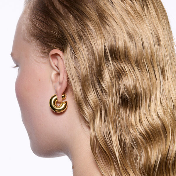 Prima Hoop Large, gold, Maria Black