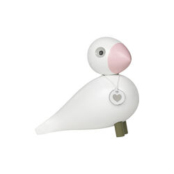 Sangfugl Love, hvit/rosa, Kay Bojesen Denmark