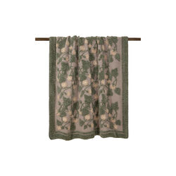 Harmony Boiled Wool pledd, green, Frati Home