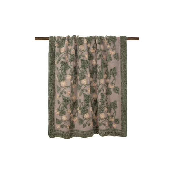 Harmony Boiled Wool pledd, green, Frati Home