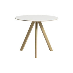 CPH20 spisebord, clear lacquer oak/white, HAY