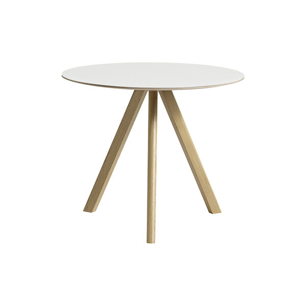 CPH20 spisebord, clear lacquer oak/white CPH20 spisebord, clear lacquer oak/white, HAY
