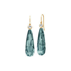 Ofelia Drop Earrings, midnight blue, Julie Sandlau