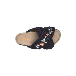 Woven stones sandaler, black, Inuikii