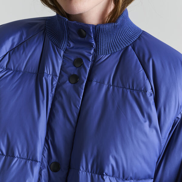 Feather down frakk med knapper, twilight blue, BITTE KAI RAND