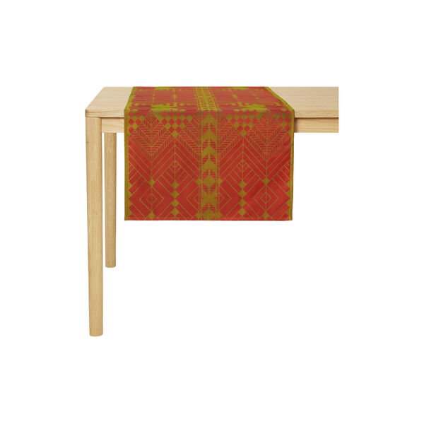 Christmas juleløper, archive red, Georg Jensen Damask