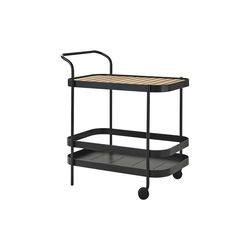 Roll barvogn, teak/lava grey, Cane-line