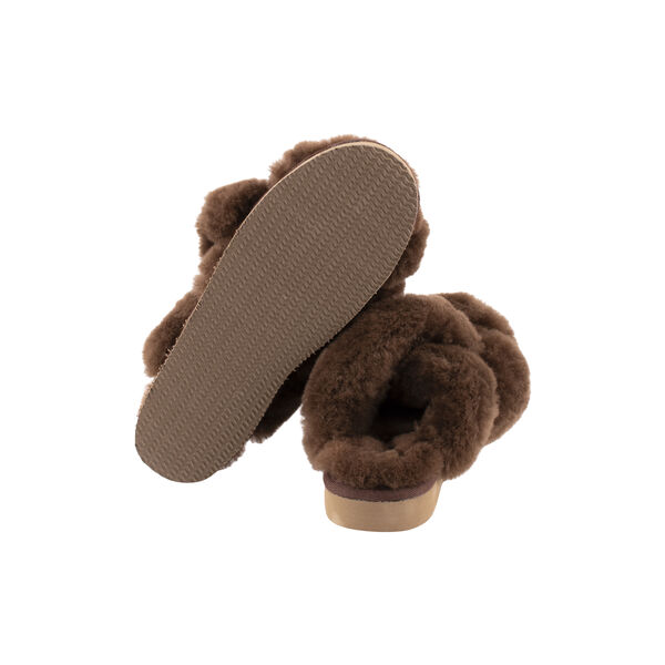 Gabriella tøfler, rusty brown, Shepherd of Sweden