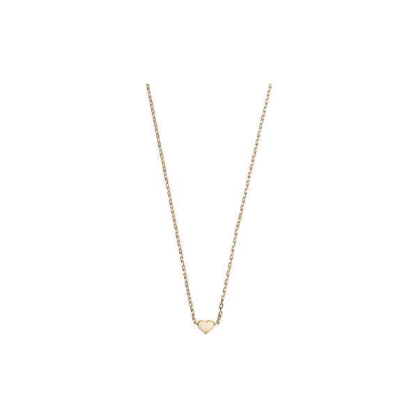 Small sliding heart halskjede, gull, timi of Sweden