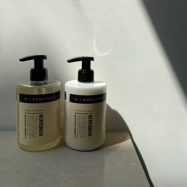 01 Håndpleiesett, kamille & havtorn, Humdakin