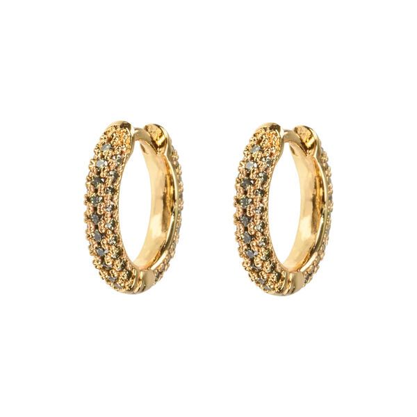 Emilia small stone hoops Emilia small stone hoops, Emilia by Bon Dep