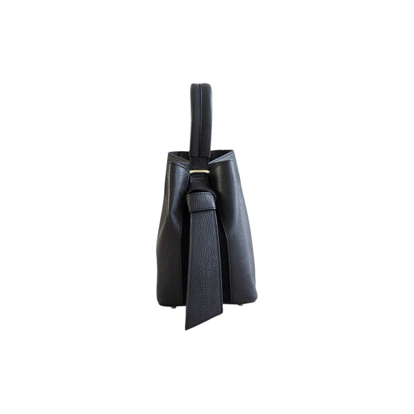 B&oslash;tteveske glattskinn, svart, 7 DAYS