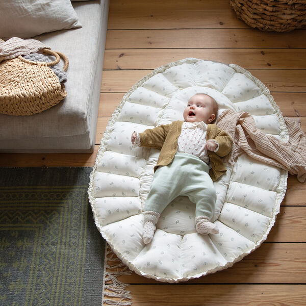 3-in-1 Babynest, sophora leaves, Sebra