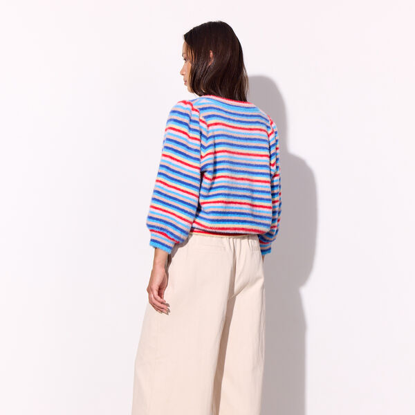 Lilou Blouse, multi striped Lilou Blouse, multi striped, HUNKØN