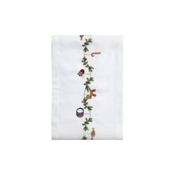 Julebordløper med klassiske motiver, hvit, Langkilde & Søn