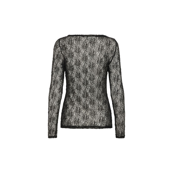 MWRita Boatneck LS Blouse, black, My Essential Wardrobe