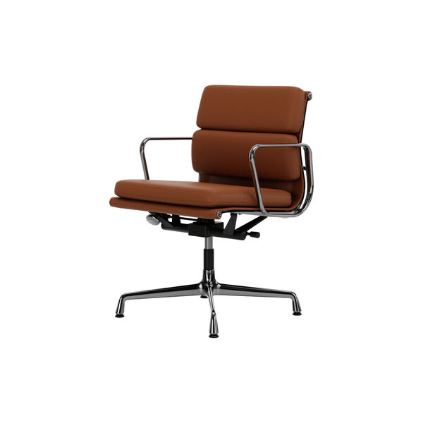 Soft Pad Chair, cognac/polished, Vitra 