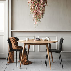 PLAYdinner Round Ø120 Dining Table with Extension, natural oiled oak PLAYdinner Round Ø120 Dining Table with Extension, natural oiled oak, Bruunmunch Furniture