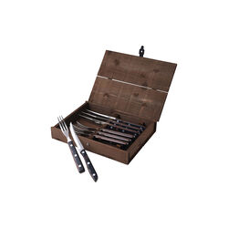Old Farmer biff-/grillbestikk 8 deler, brun