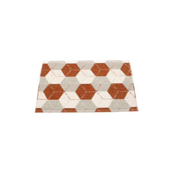 Trip gulvl&oslash;per, rust/linen/vanilla, Pappelina