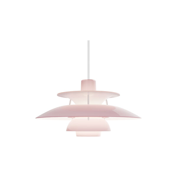 PH 5 320 Opal pendel, opal pale rose, Louis Poulsen