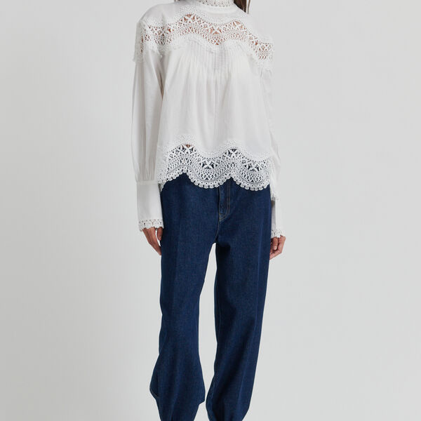 Tria Blouse, tofu, Second Female