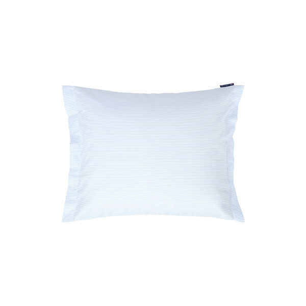 Striped Sateen putetrekk, blue/white, Lexington