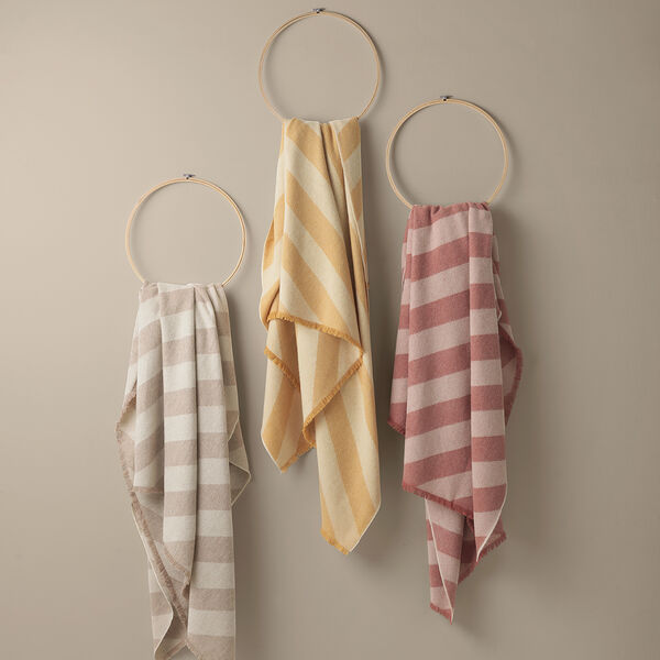 Fishbone pledd, rusty red, ELVANG