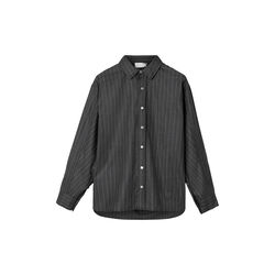 Coastal Shirt, charcoal pinstripe, FWSS
