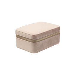 Velvet Jewellery Box, warm taupe, DARK department