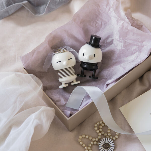 Brud & brudgom, hvit/sort, Hoptimist