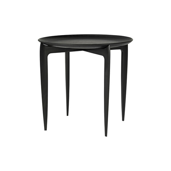Tray table sidebord, svart, Fritz Hansen