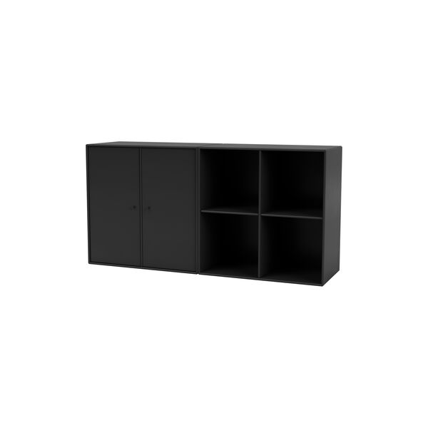 PAIR Klassisk bred skjenk, 05 black, Montana Furniture