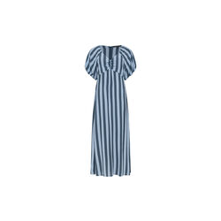 PRINTED LIZZIE DRESS, blue stripe, French Connection