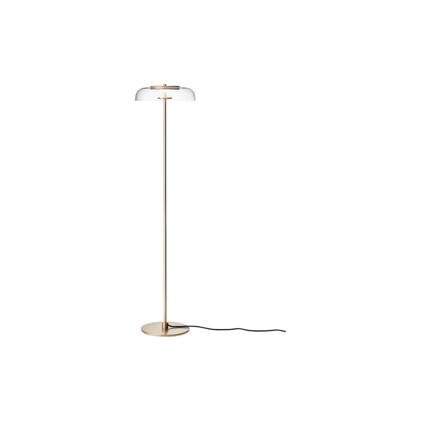 Blossi Floor Lamp, nordic gold/clear, Nuura