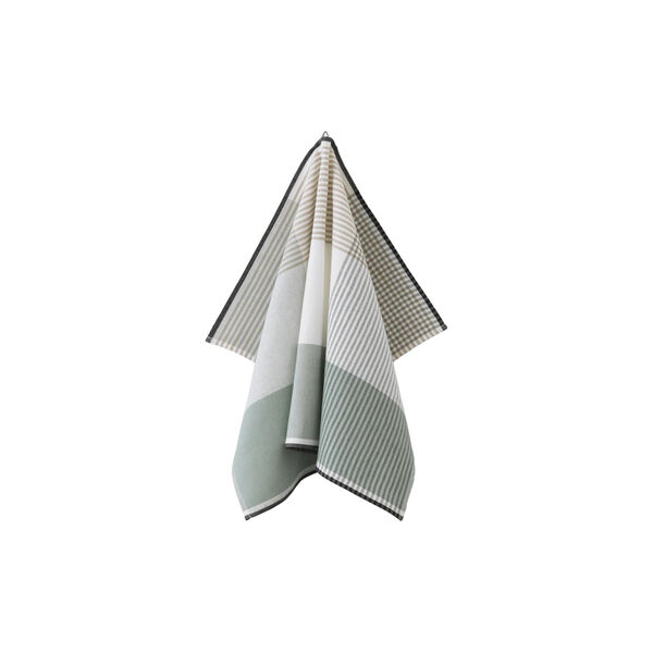 BECKER 63 Tea Towel | Sage Green | Kj&oslash;kkenh&aring;ndkle, Georg Jensen Damask