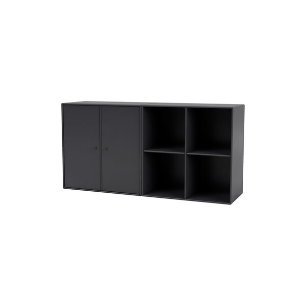 PAIR Klassisk bred skjenk, 04 anthracite, Montana Furniture