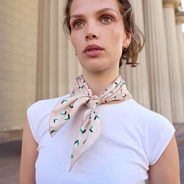 CUBES&nbsp;Skjerf, rosa, Bella Ballou