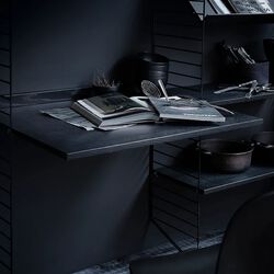 Work Desk, svartbeiset ask, String Furniture