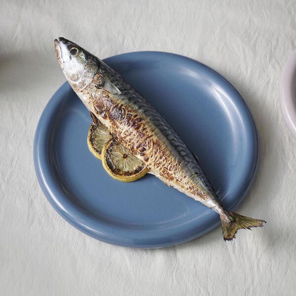 Barro tallerken Ø 24 - 2 stk, dark blue, HAY