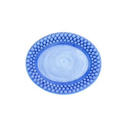 Bubbles tallerken 20x16 cm, light blue, Mateus