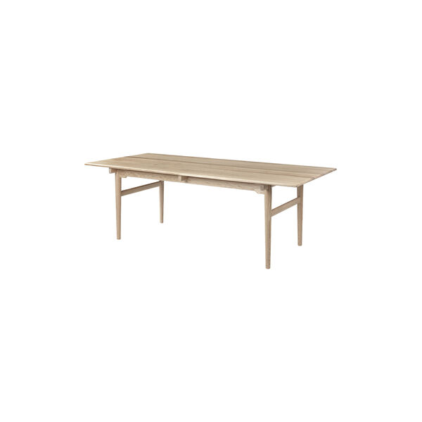 CH327 Dining Table, soap treated oak, Carl Hansen & S&oslash;n
