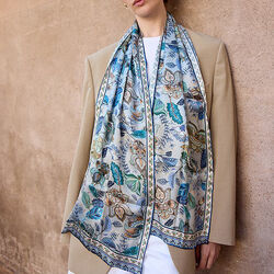 PAISLEY&nbsp;LOVE&nbsp;Skjerf, bl&aring;, Bella Ballou