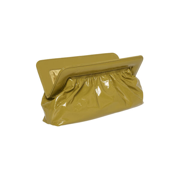 VeldaGZ midi patent clutch, amber green VeldaGZ midi patent clutch, amber green, Gestuz