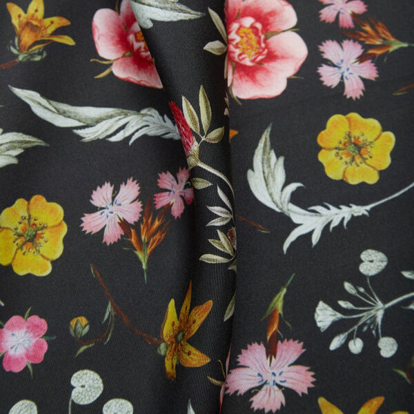 Charcoal Garden Silkeskjerf, Flora Danica Denmark