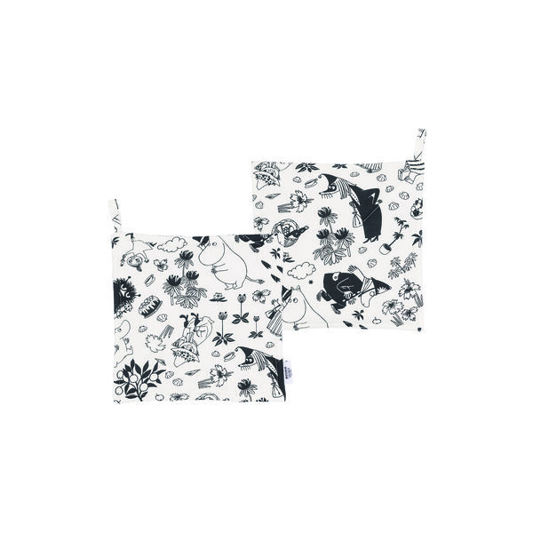 Mummi gryteklut 2 stk., n&oslash;ytral, Moomin Arabia