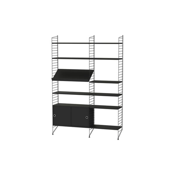Living Bundle H, black/black, String Furniture
