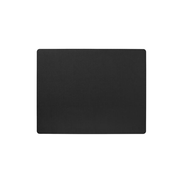 Serene dekkebrikke Square L, black, LIND DNA