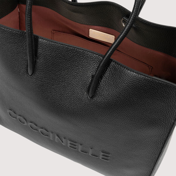 Coccinelle Myrtha Maxi Log h&aring;ndveske, noir, Coccinelle