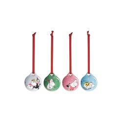 Isbadning Julekuler Mini Sett 4 stk., Moomin Arabia